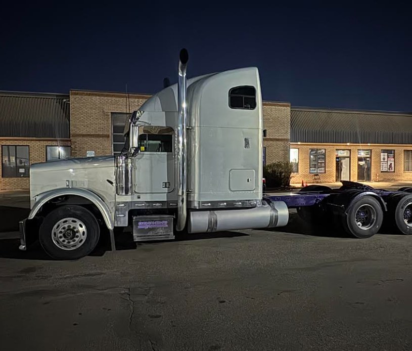 JBR Logistics tractor unit at the depot